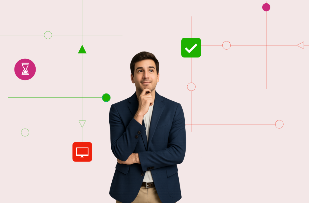 Man thinking about an edge computing environment