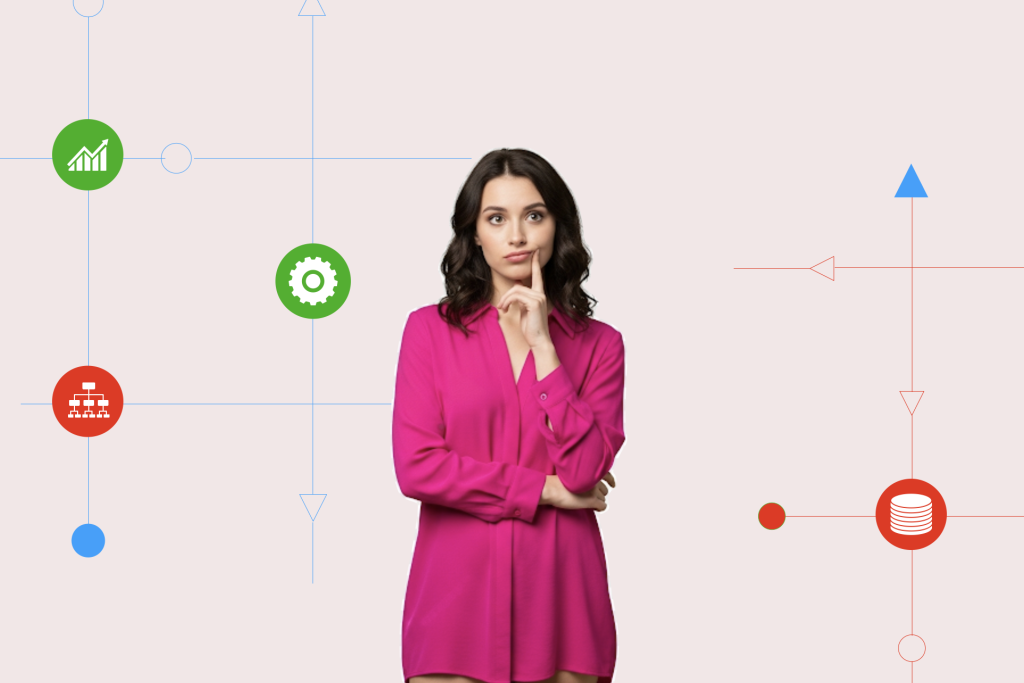Business woman wondering only relying on RAG in AI is not a complete solution 
