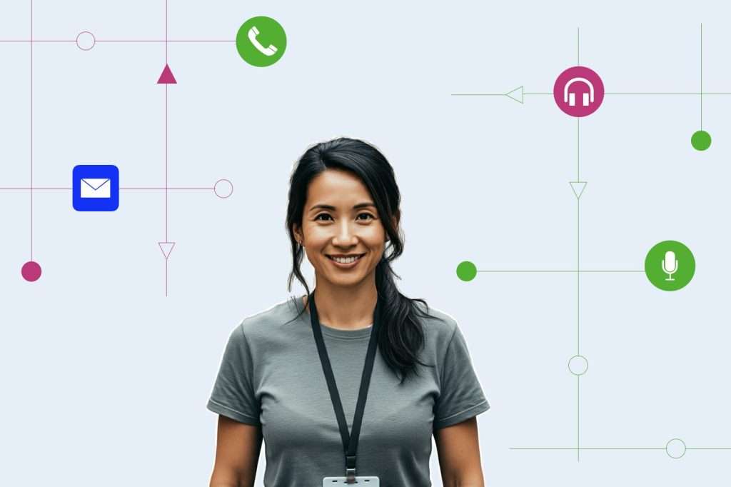 Service desk management employee using ANCHOREO AI